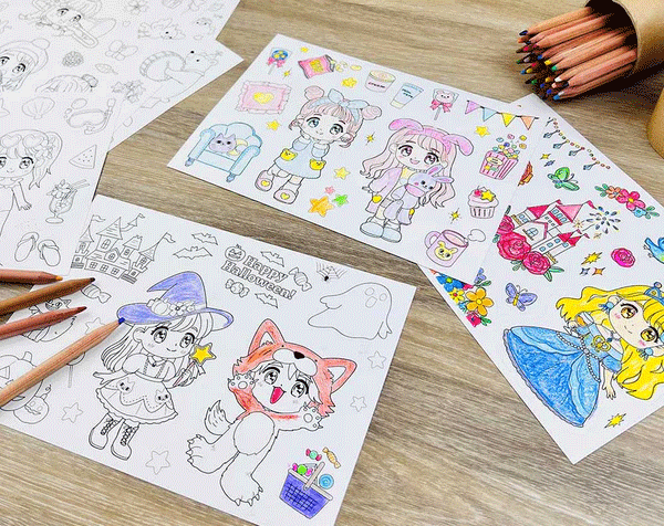 おうち時間を充実!ぬりえと知育ポスターで学びながら遊ぼう