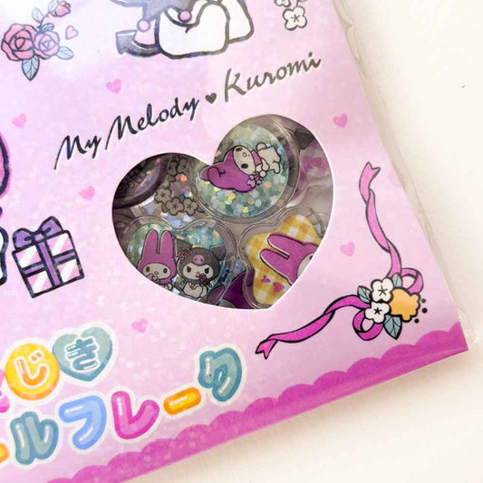 【正規品 定価】おはじきフレークシール マイメロディ クロミ サンリオキャラクターズ オハジキシールフレーク