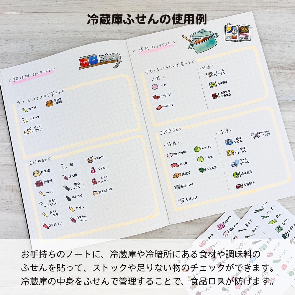 【公式】管理シートふせん5種セット