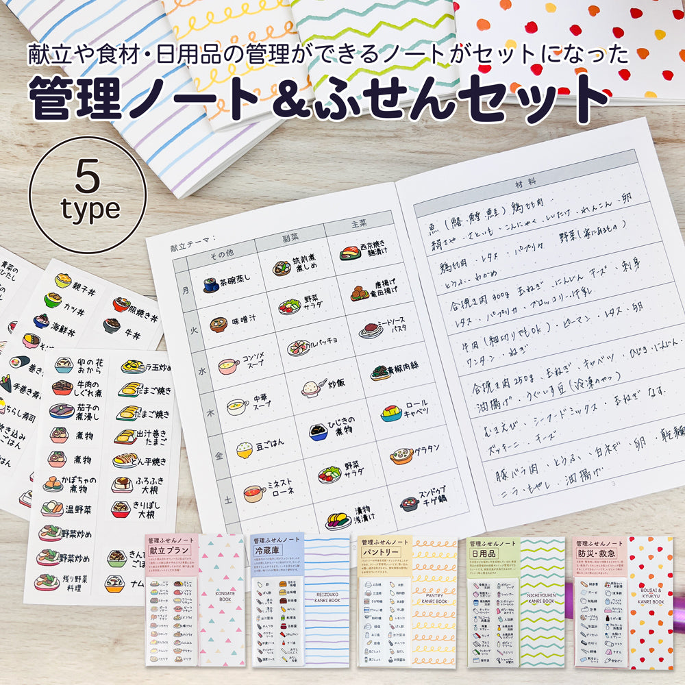 【在庫処分セール50%OFF】【公式】管理ノート&シートふせん