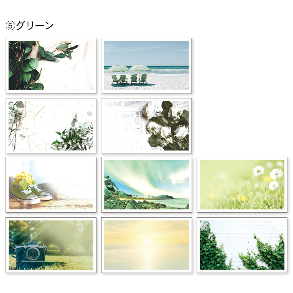【公式】全部ちがう柄 トレペフォトミニカード