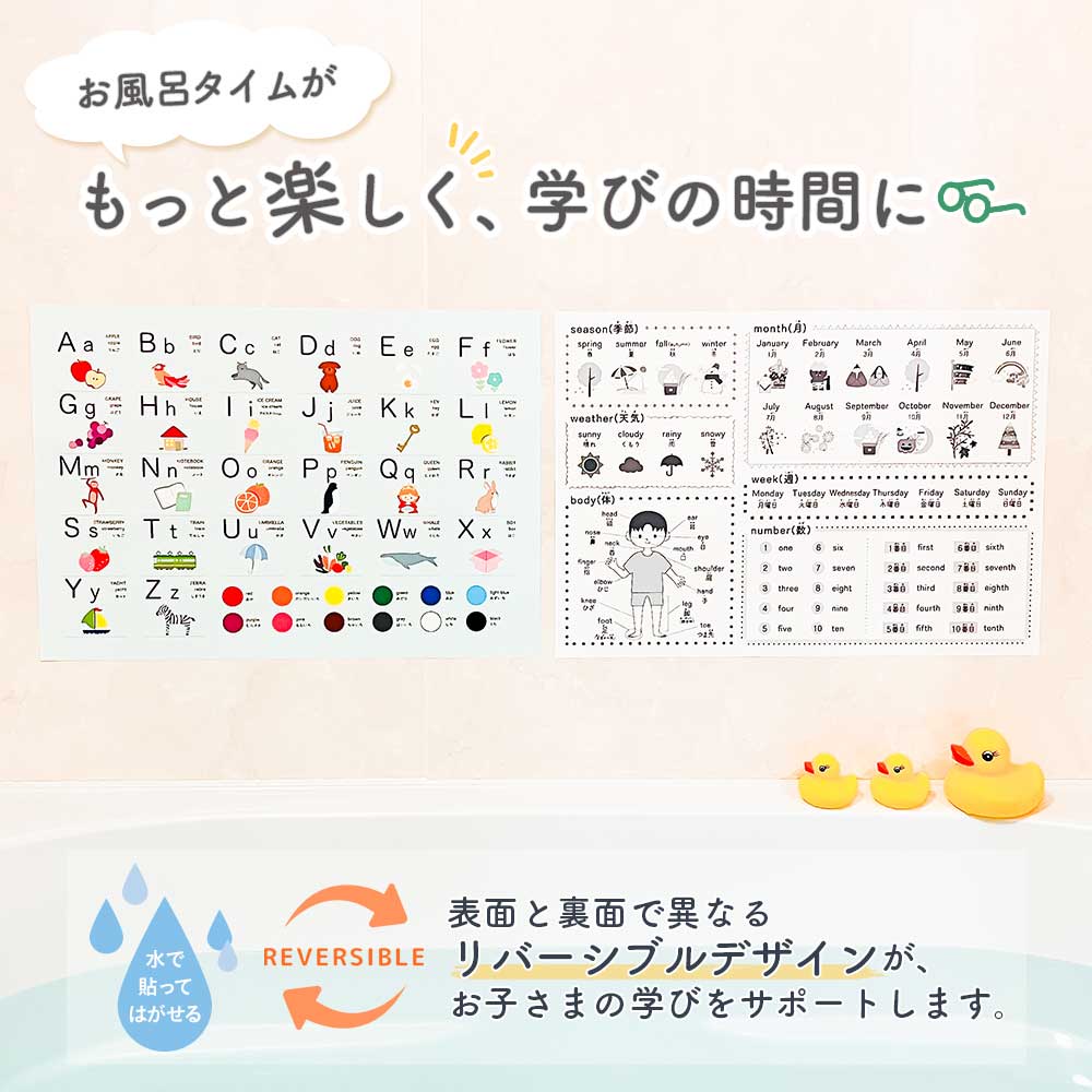【販売開始記念10%OFF】お風呂ポスター