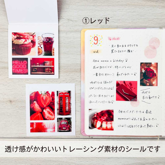 【公式】トレペ・フォト・シールパッド(全部ちがう柄)