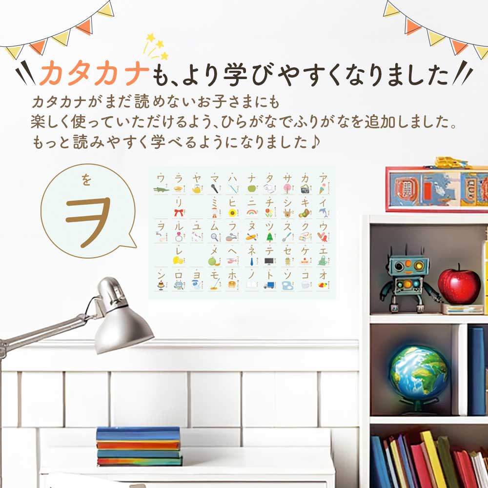 貼ってはがせる 知育ポスターステッカー