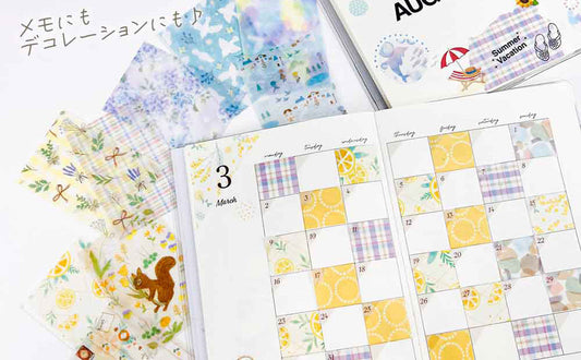 切って貼るだけで“こなれ感”。淡色コラージュにおすすめのトレペ素材