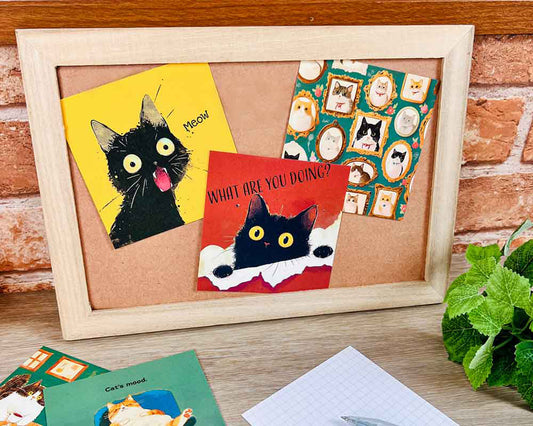手帳デコやコラージュにもおすすめ！15柄の動物イラストが楽しめるましかくメモ