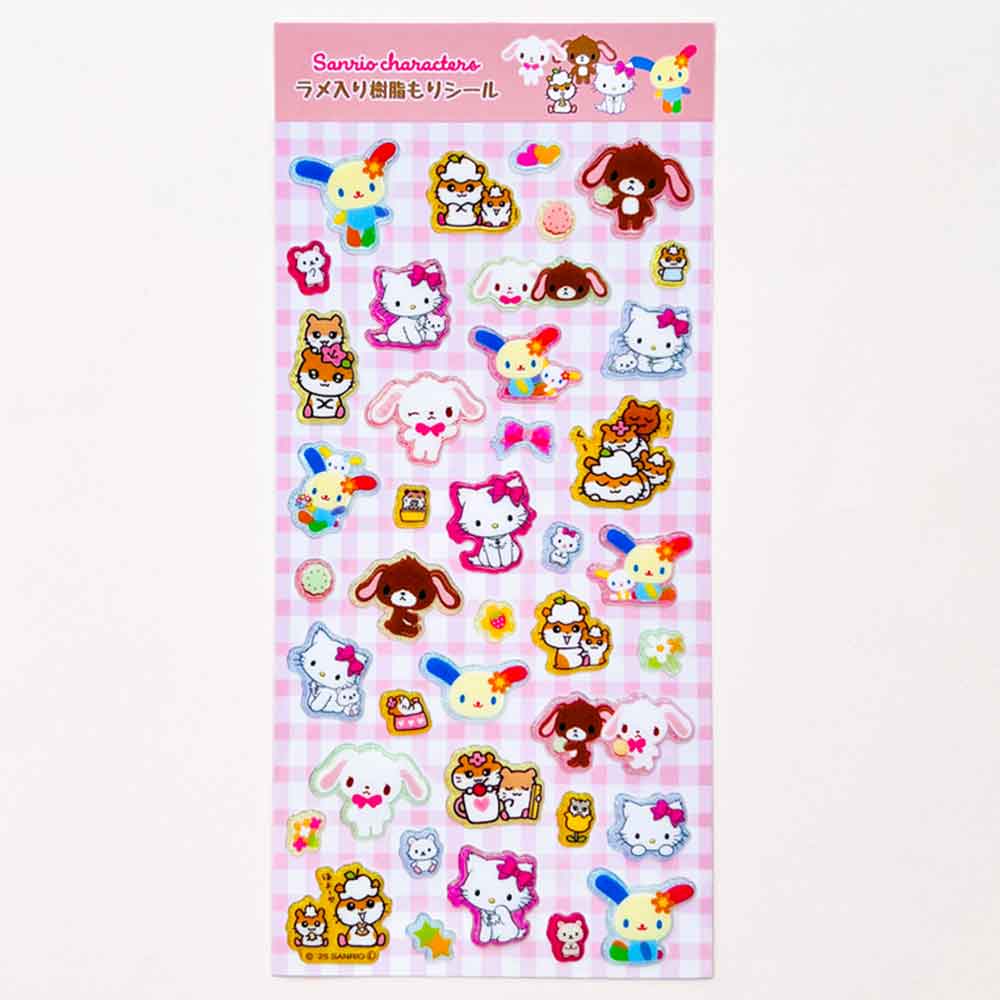 【正規品 定価 即納】シール サンリオ キティ コロコロクリリン ウサハナ シール帳 平成 小学生 女子 ぷっくり 立体シール ぷくぷく