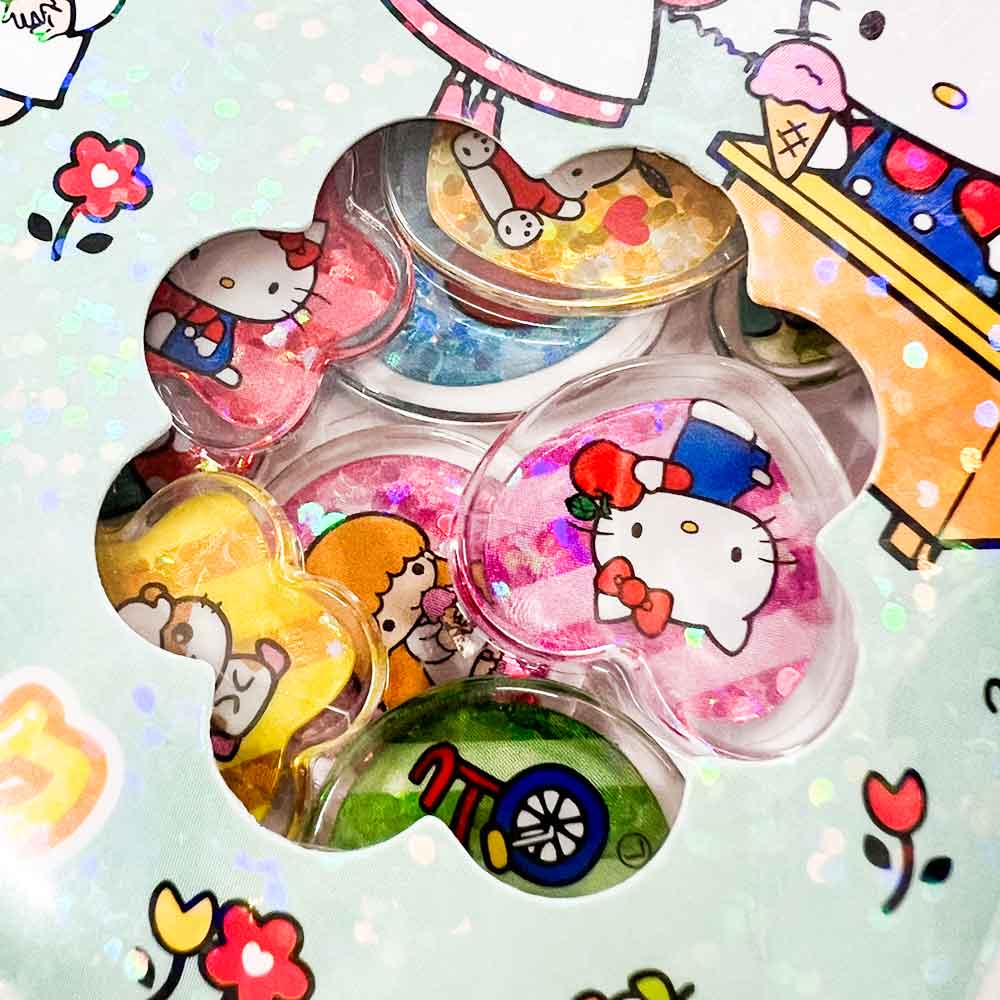 【正規品 定価】おはじきフレークシール サンリオキャラクターズ オハジキシールフレーク