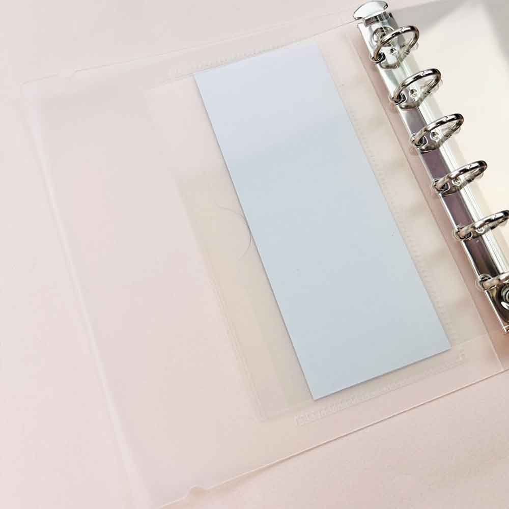 SUKIPETA シールバインダー 貼ってはがせるクリア台紙