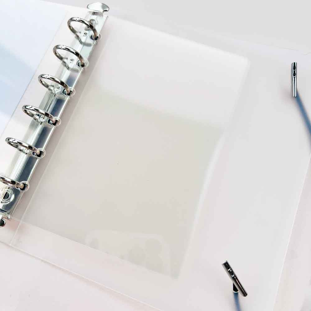 SUKIPETA シールバインダー 貼ってはがせるクリア台紙