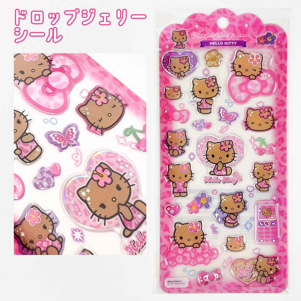 【正規品 定価】ドロップジェリーシール ヒヤケ ハローキティ