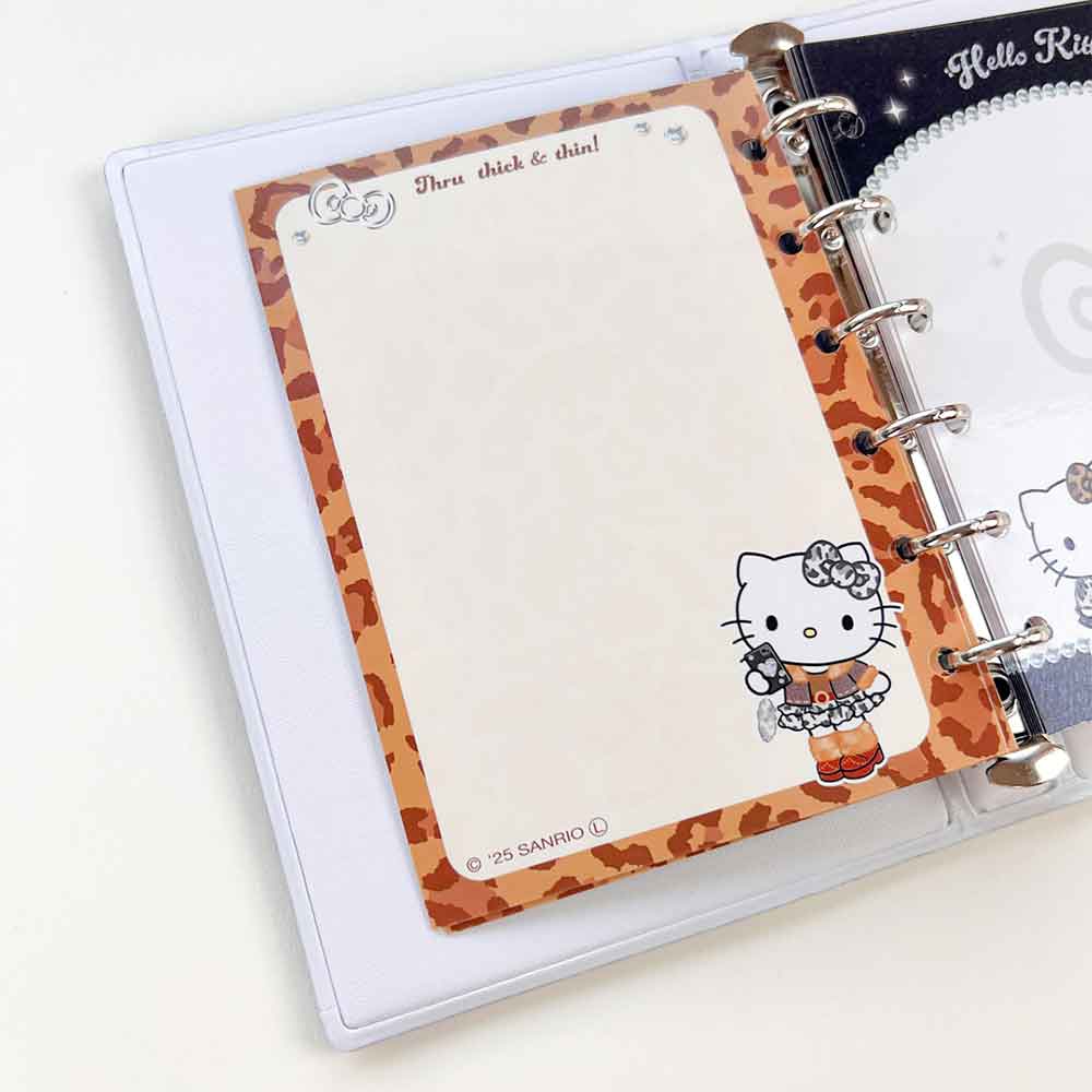 【期間限定30％OFF～】【正規品 定価】シールバインダー ハローキティ グランジギャル ギャルキティ サンリオキャラクターズ ウサハナ エンジェルブルー キャラクター シール帳 はがせる 台紙 バインダー シール台紙 リフィル シールブック シール クリア 立体 クラックス