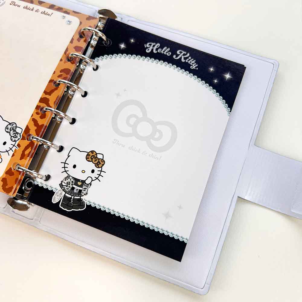 【期間限定30％OFF～】【正規品 定価】シールバインダー ハローキティ グランジギャル ギャルキティ サンリオキャラクターズ ウサハナ エンジェルブルー キャラクター シール帳 はがせる 台紙 バインダー シール台紙 リフィル シールブック シール クリア 立体 クラックス