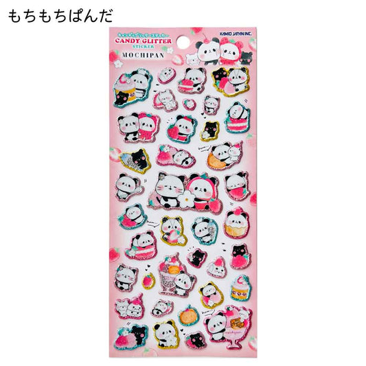 【正規品 定価 即納】キャンディーグリッターシール あわわちゃん もちもちぱんだ ぽんぽんシマエナガ ハッピーマーチ