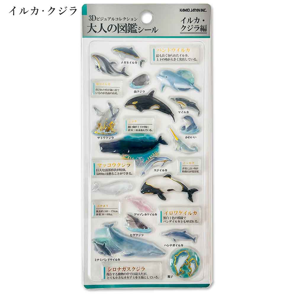 PM 3D大人の図鑑シール カミオジャパン