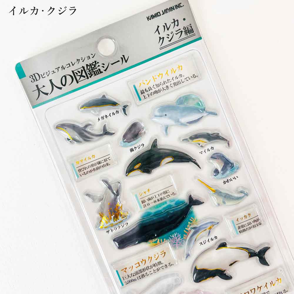 PM 3D大人の図鑑シール カミオジャパン