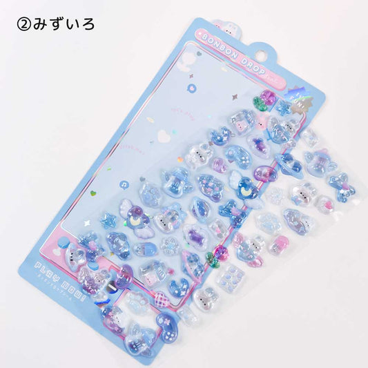 ボンボンドロップシール 立体 シール クーリア クリア BONBON DROP ぷっくり キャラクター