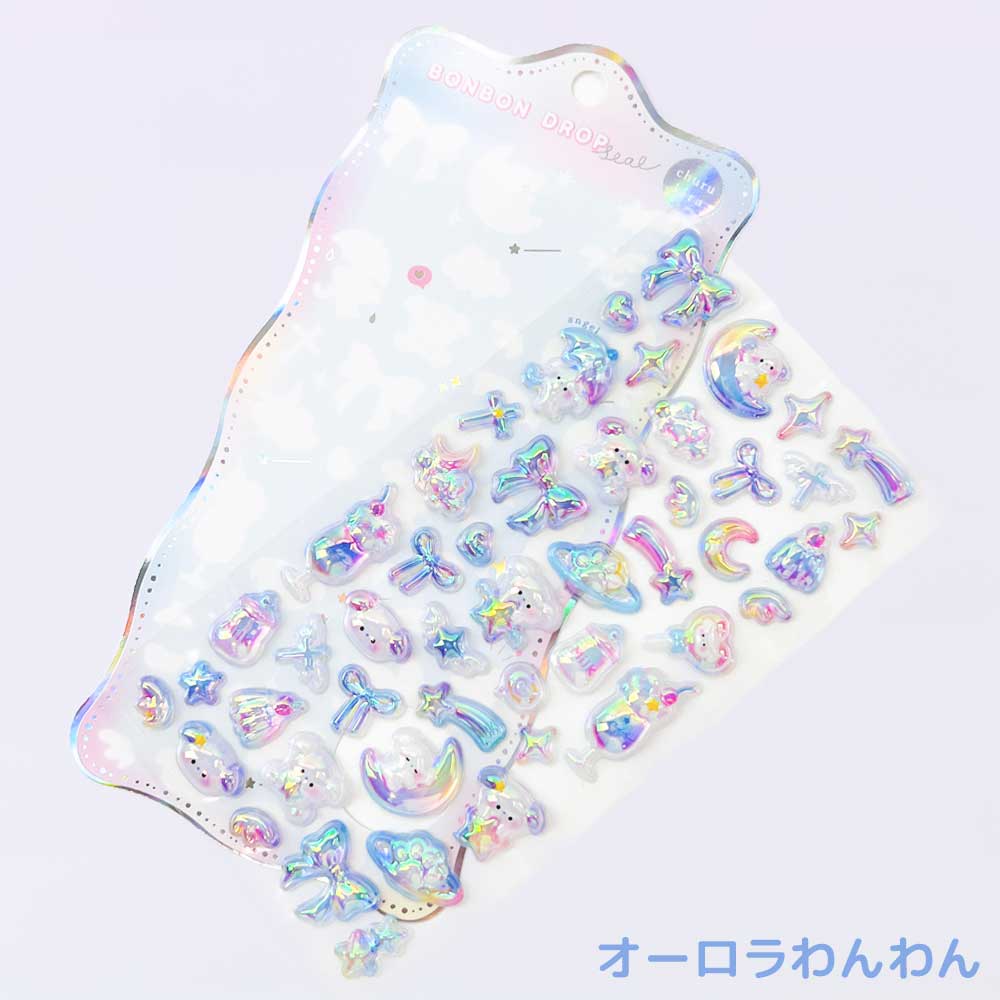 ボンボンドロップシール 立体 シール クーリア クリア BONBON DROP ぷっくり キャラクター