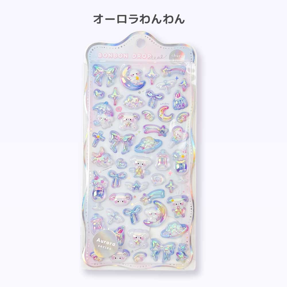 ボンボンドロップシール 立体 シール クーリア クリア BONBON DROP ぷっくり キャラクター