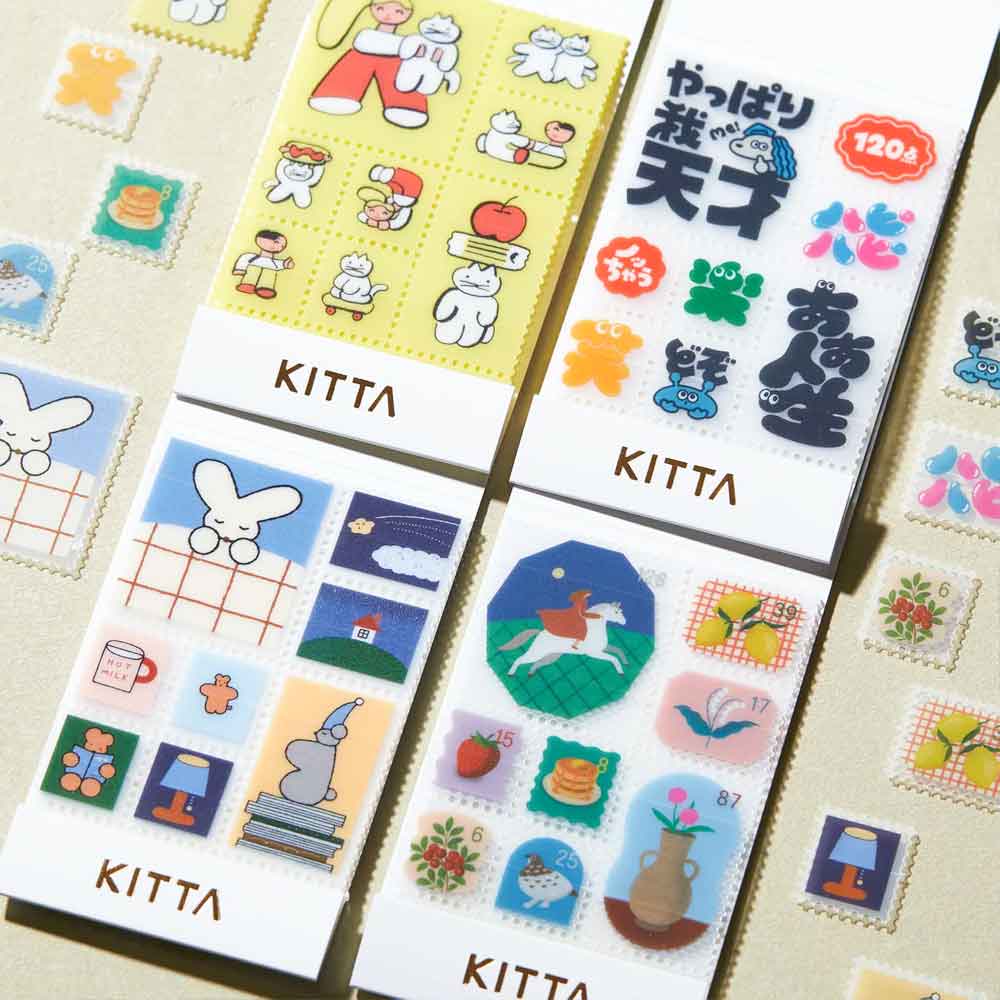 KITTA キッタ シール 切手風 キングジム KING JIM Clear