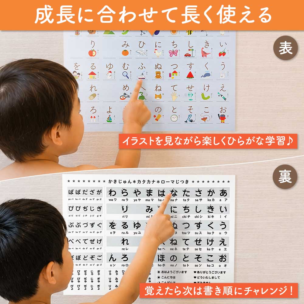 今だけ10％OFF】リバーシブルお風呂ポスター｜ステップアップ学習で