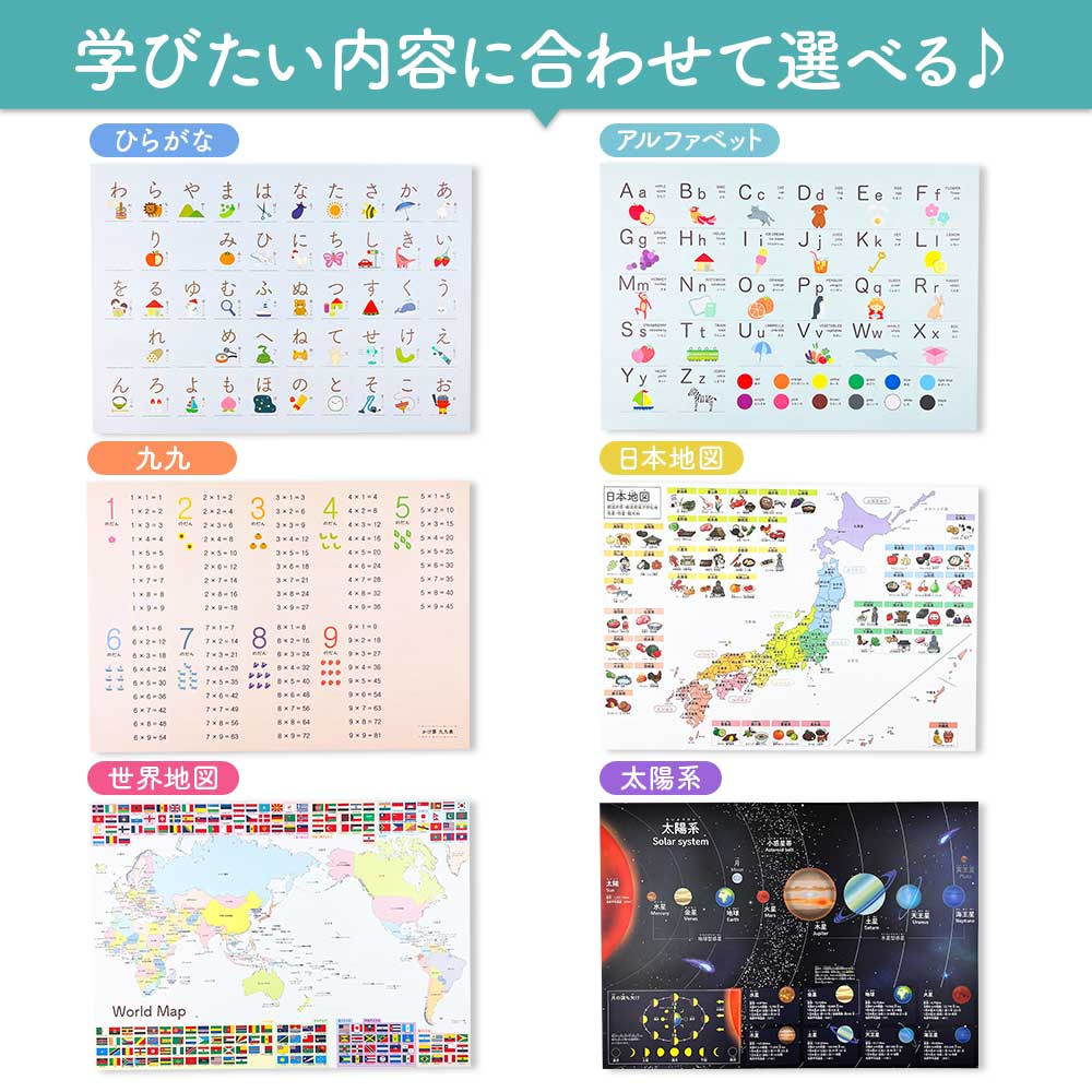 【今だけ10％OFF】リバーシブルお風呂ポスター｜ステップアップ学習で楽しく知育！