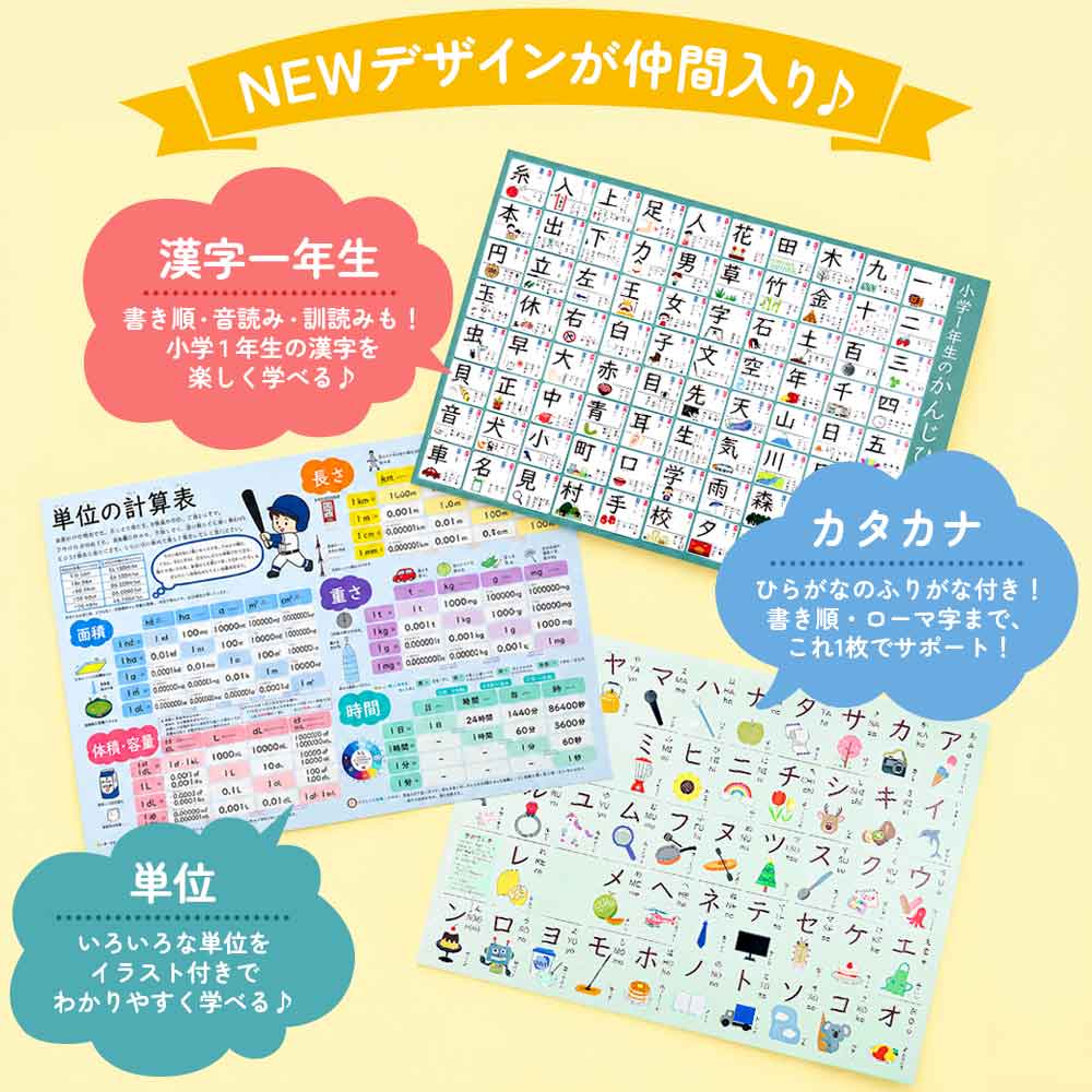 新デザイン追加♪リバーシブルお風呂ポスター｜ステップアップ学習で楽しく知育！