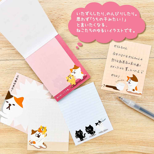 クスッとメモ帳 メモパッド ねこ 猫 柴犬 シマエナガ ハシビロコウ アニマル キャラクター