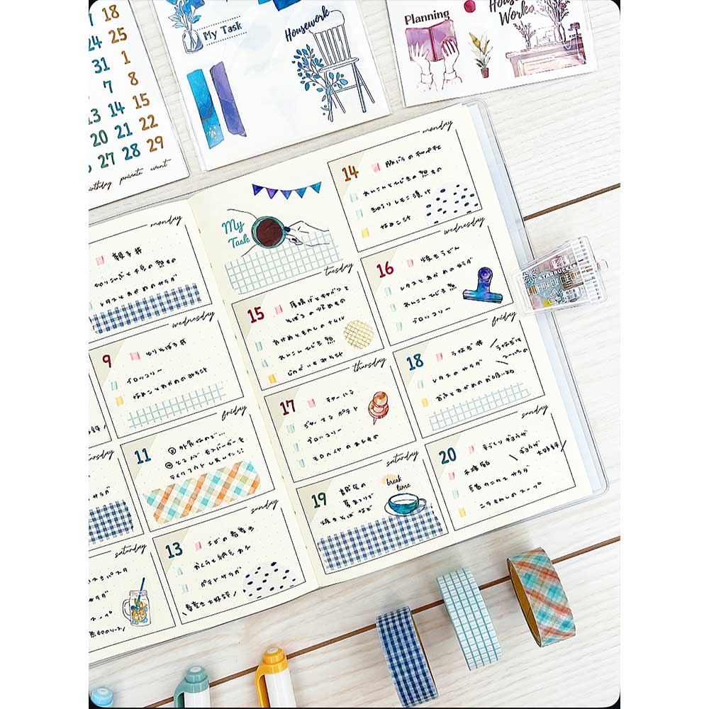 【公式アンバサダー企画セット割20％OFF】うみさんセレクト いつでも始められるフリー手帳7点セット